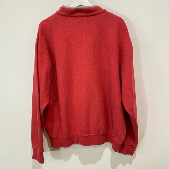 RARE Cypress Point Golf Club Pullover Men's 1/4 Zip Sweater Salmon Size XL - Picture 9 of 16